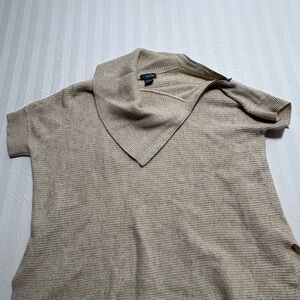 Griffen 100% Cashmere Ribbed Knit Sweater Top Size M